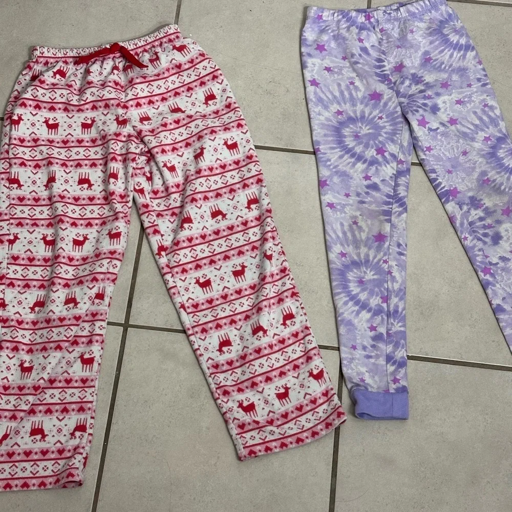 Carter’s Girls‎ Kids Pajama Comfy Winter Bottom pants Christmas size 8